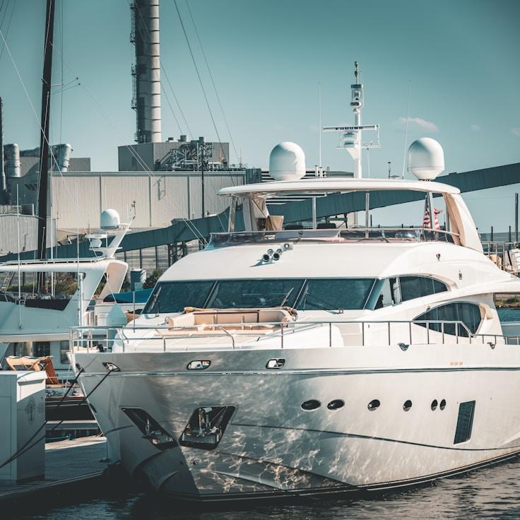 Yacht lifestyle scene